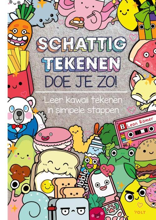 Schattig tekenen doe je zo!, Leon Römer Boek 9789021461168 Schattig tekenen doe je zo!, Leon Römer Boek 9789021461168