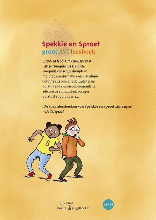 Spekkie en Sproet groot AVI leesboek