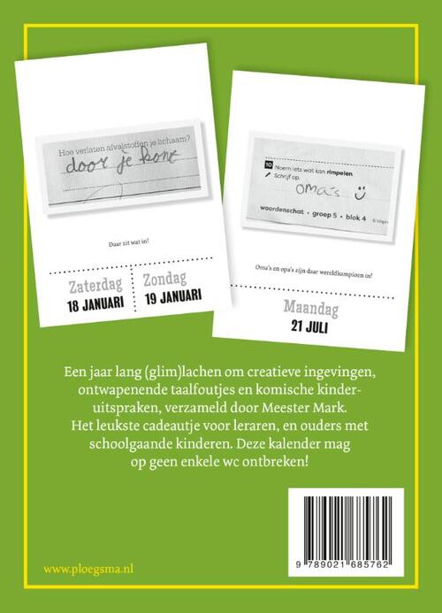 Meester Mark scheurkalender