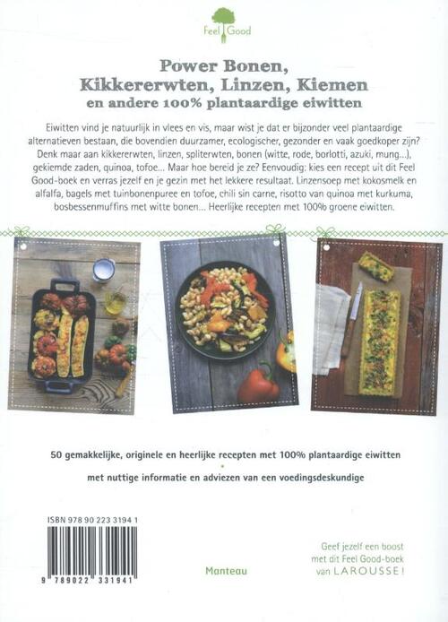Feel Good Power bonen, kikkererwten, linzen, kiemen en andere plantaardige eiwitten