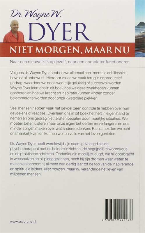 Niet morgen, maar nu