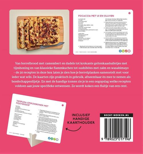 Borrel (30 Receptkaarten-box)