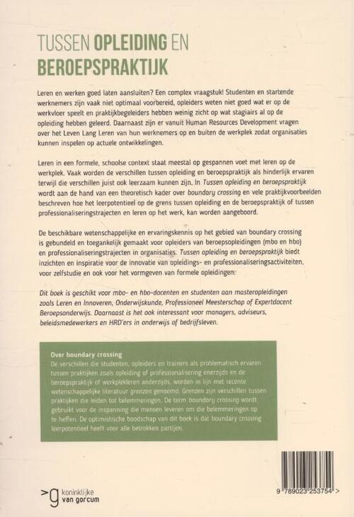 Tussen opleiding en beroepspraktijk
