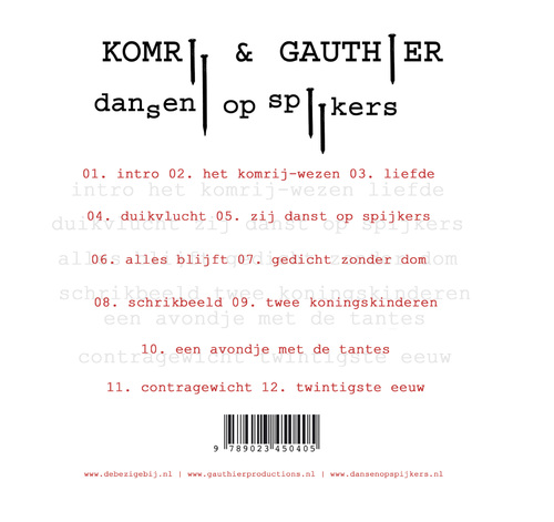 Dansen Op Spijkers Met CD