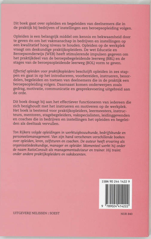 Effectief opleiden voor praktijkopleiders