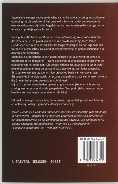 Begeleid intervisie model