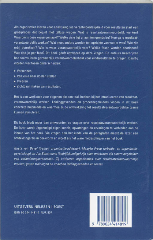 Groeien naar resultaatverantwoordelijk werken in de non-profitsector