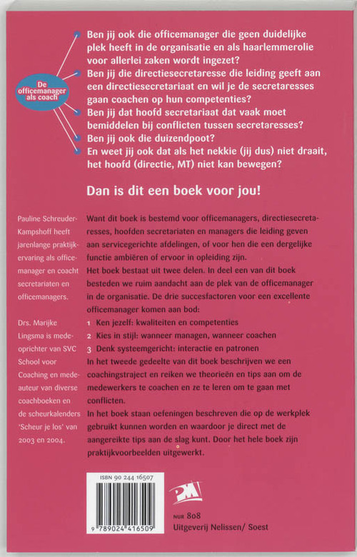 De office-manager als coach