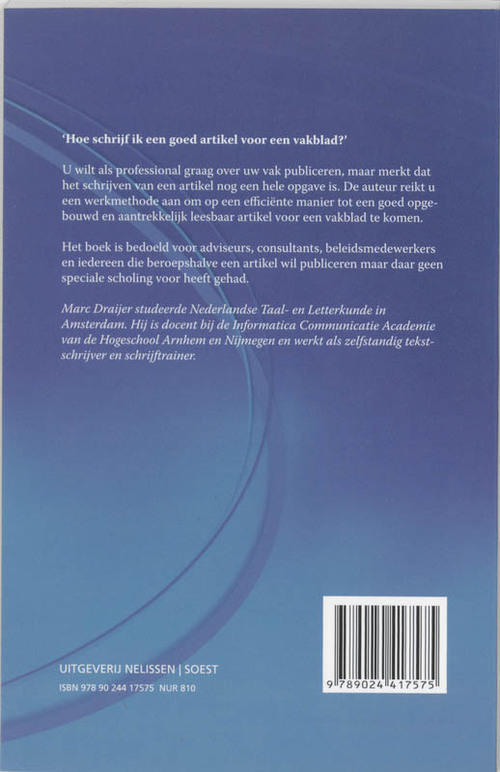 Artikelen schrijven voor professionals