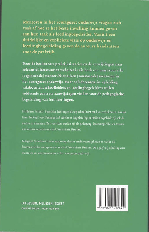 Mentor voor het voortgezet onderwijs