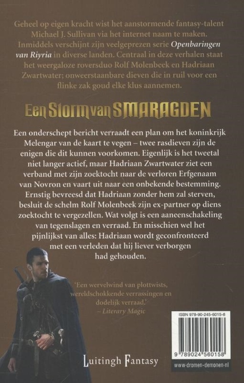 De openbaringen van Riyria 4 - Een storm van smaragden