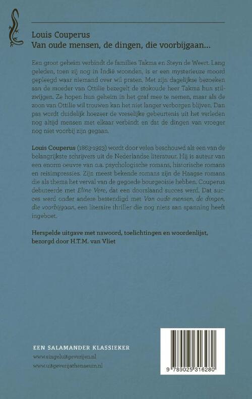 Van oude mensen, de dingen, die voorbijgaan