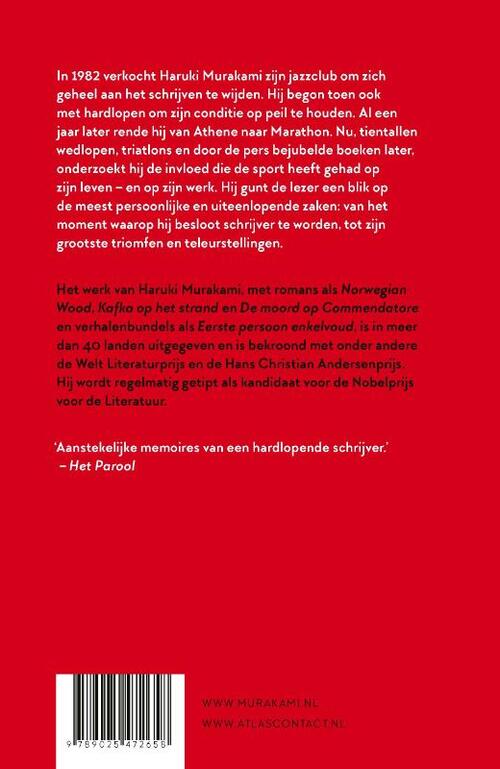 Waarover ik praat als ik over hardlopen praat