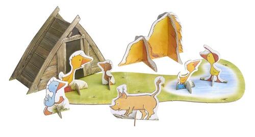 Gonnie en vriendjes spelen op de boerderij (met bouwplaat)