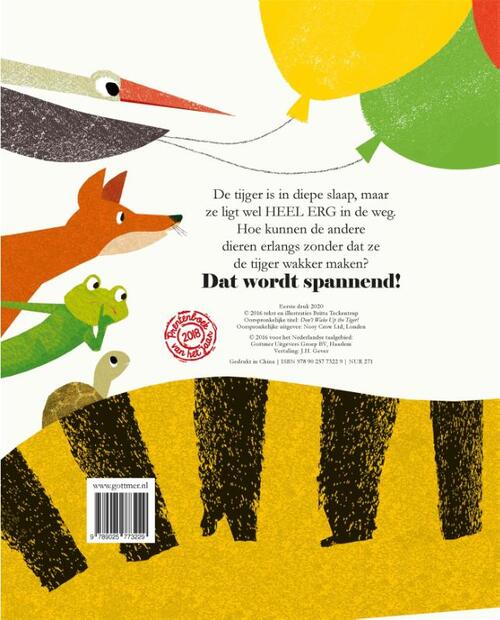 Ssst! De tijger slaapt