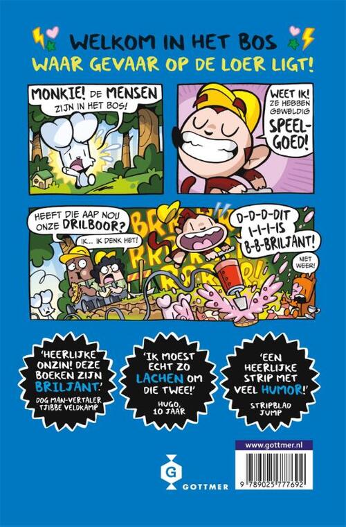 Bunnie vs Monkie en de mens-invasie!