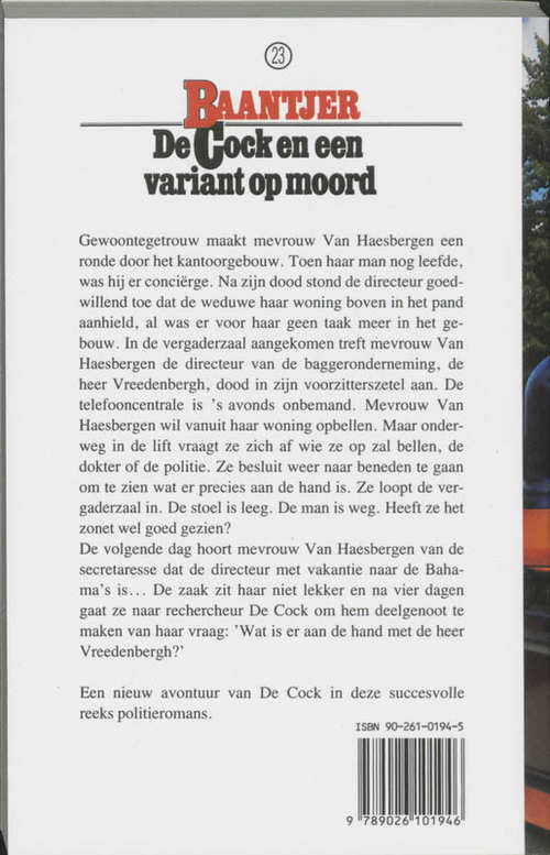 De Cock en een variant op moord (deel 23)