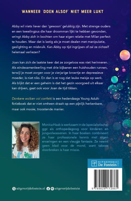 Donkere wolken vol confetti