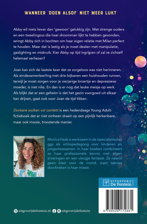 Donkere wolken vol confetti