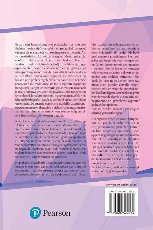 Gedragsexperimenten in cognitieve therapie