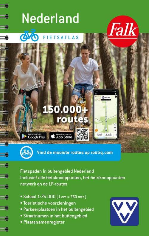 Falk Fietsatlas Nederland 1:75.000