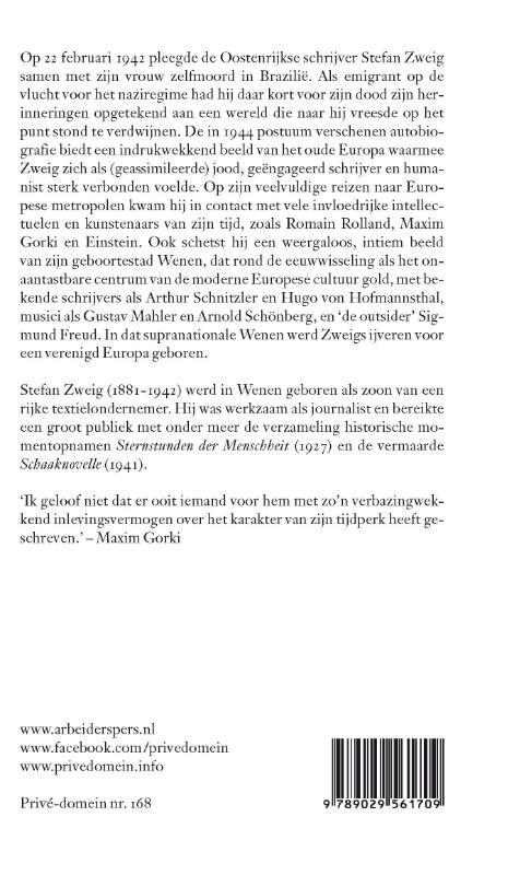 De wereld van gisteren