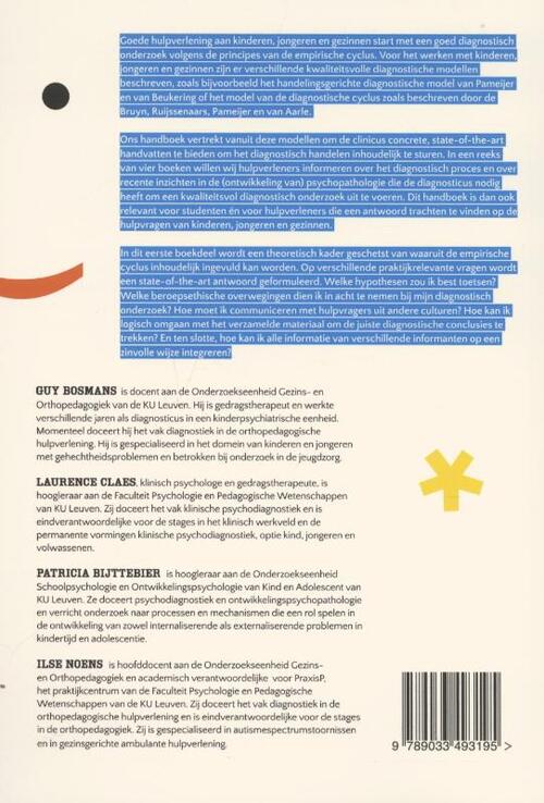 Diagnostiek bij kinderen, jongeren en gezinnen