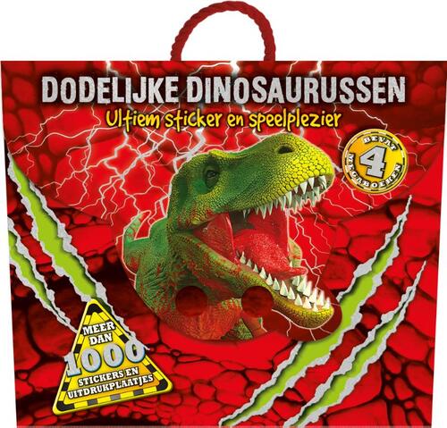 Dodelijke dinosaurussen stickerboek