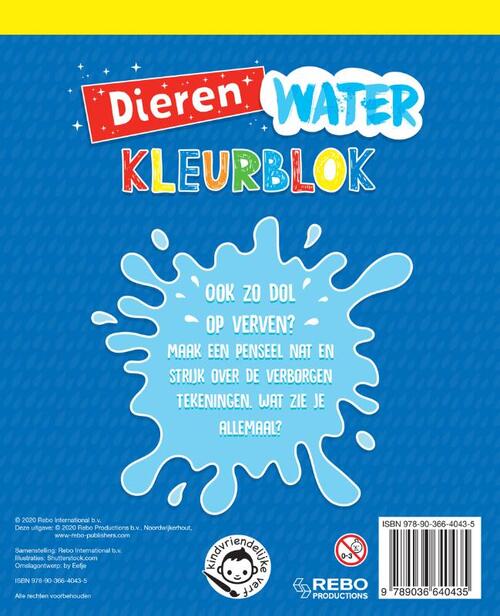 Waterkleurblok Dieren