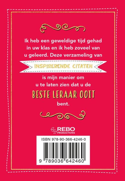 Voor de beste leraar ooit - Cadeauboeken