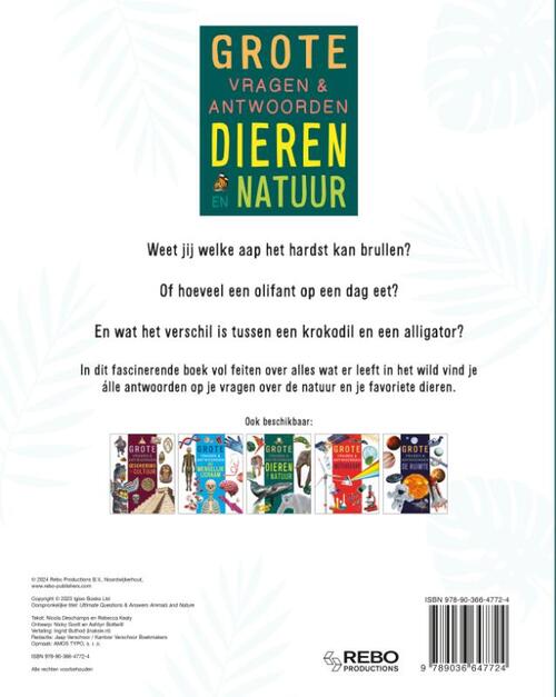 Dieren en natuur - Grote vragen & antwoorden