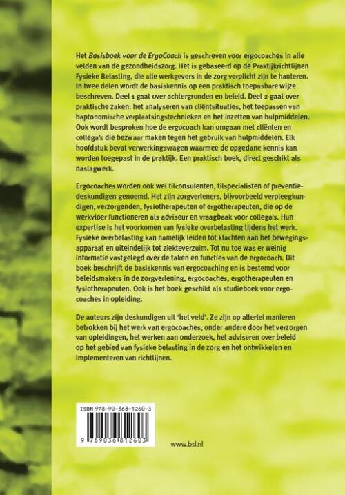 Basisboek voor de ErgoCoach