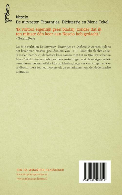 De uitvreter / Titaantjes / Dichtertje / Mene Tekel