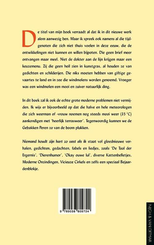 Niemand houdt zijn hart zo vast als ik