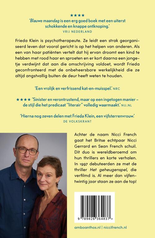 Frieda Klein 1 - Blauwe maandag