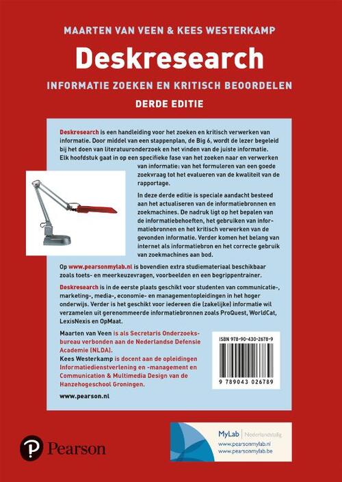 Deskresearch, 3e editie met MyLab NL toegangscode