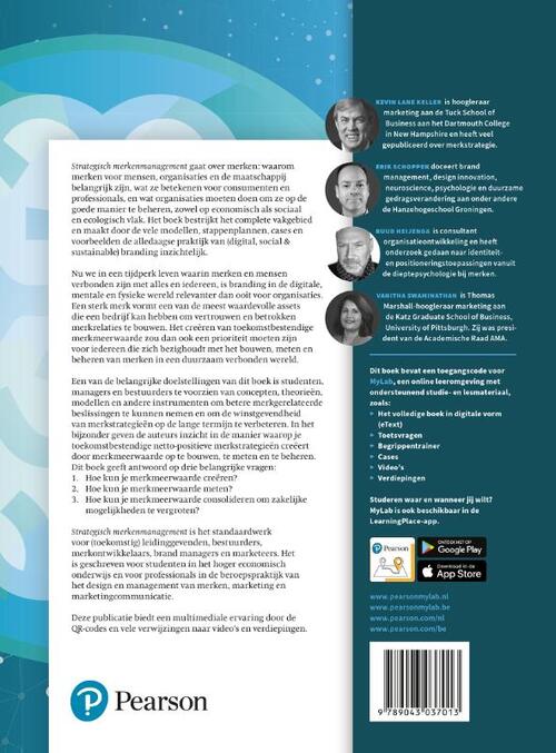 Strategisch merkenmanagement, 5e editie met MyLab NL toegangscode