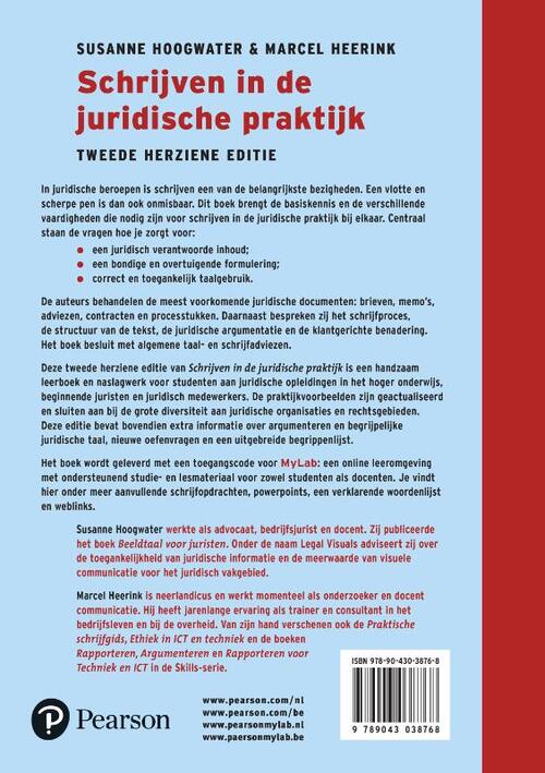 Schrijven in de juridische praktijk, 2e herziene editie met MyLab NL toegangscode