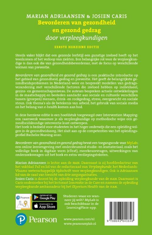 Bevorderen van gezondheid en gezond gedrag, 1e herziene editie met MyLab NL toegangscode