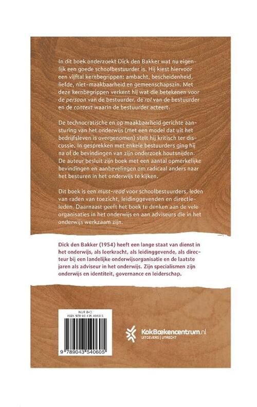 Het ambacht van de schoolbestuurder