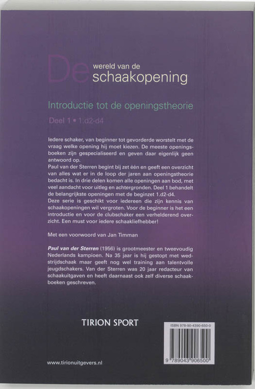 Introductie tot de openingstheorie 1 - De wereld van de schaakopening