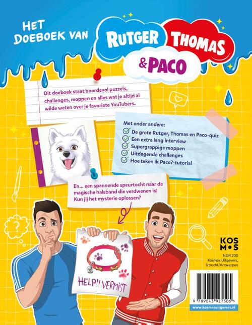 Het doeboek van Rutger, Thomas en Paco