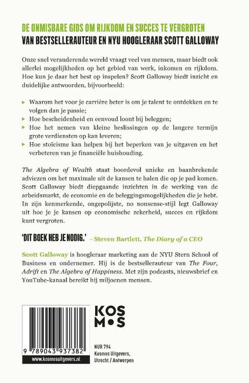 The Algebra of Wealth