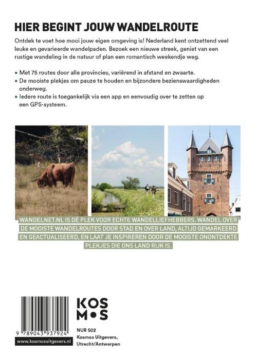 75 leuke wandelroutes door Nederland