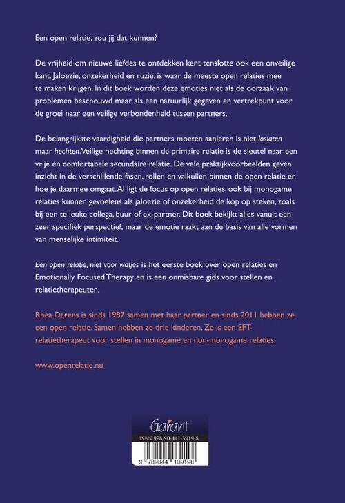 Een open relatie: niet voor watjes