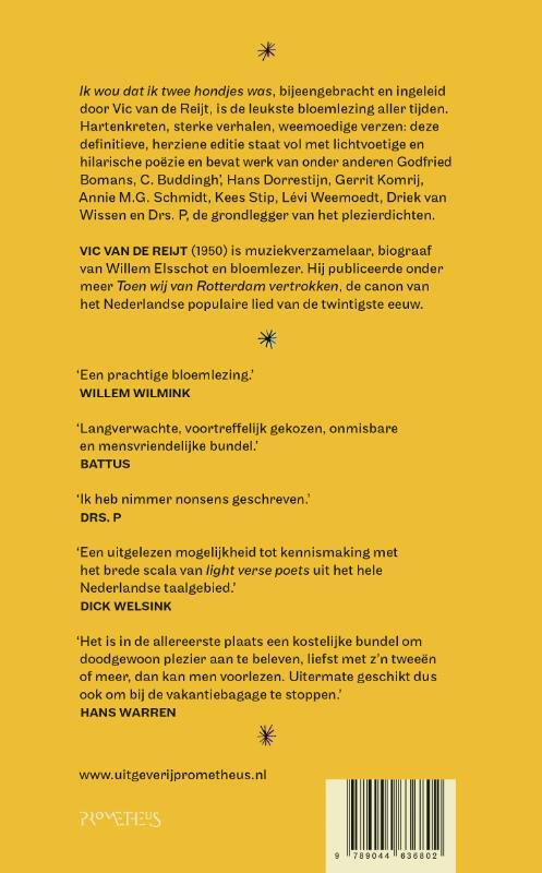 Ik wou dat ik twee hondjes was