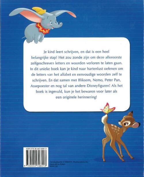 Disney Mijn eerste schrift als herinnering voor later