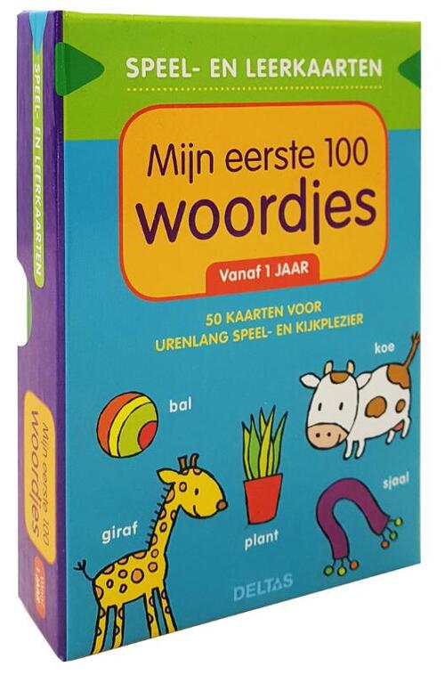 Speel- en leerkaarten - Mijn eerste 100 woordjes vanaf 1 jaar