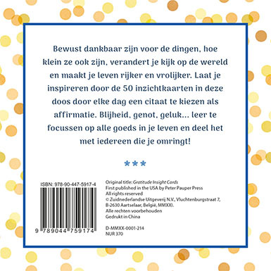 Dankbaar zijn - Inzichtkaarten