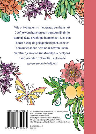 Wenskaarten om in te kleuren